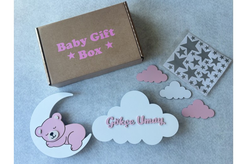 PinkLove 2'li Lamba Bebek Hediye Kutusu PinkLove 2'li Lamba Bebek Hediye Kutusu